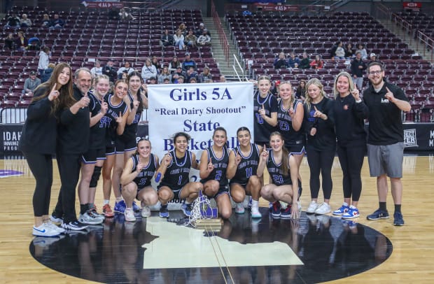 Coeur d'Alene lake city idaho girls basketball state championship 2024 Orr19